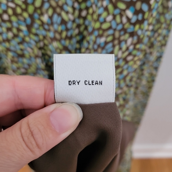 Talbots Vintage Pure Silk Midi/Maxi Dress Size 8 Fairycore Flowy Lightweight Y2K - Picture 13 of 13